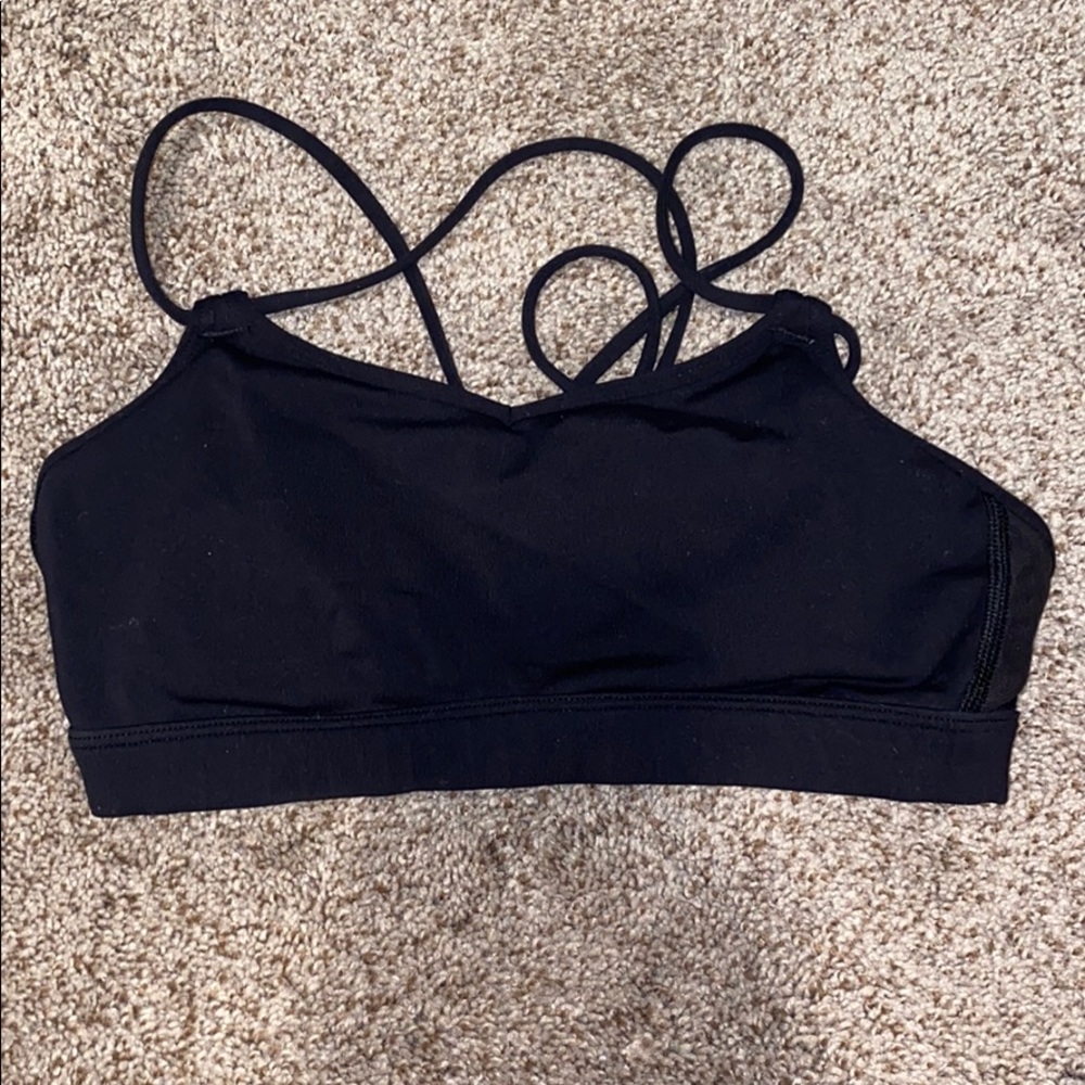 Black lulu Lemon Sports Bra